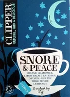 Mängden socker i Snore & Peace
