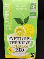 Mängden socker i Thé vert au citron bio x 20 sachets sans agrafe