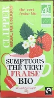 Mängden socker i Sumptuous thé vert fraise Bio x 20 sachets