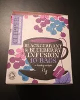 Mängden socker i Sachets de thé cassis mûres bio