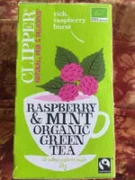 Mängden socker i Raspberry & Mint Organic Green Tea