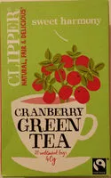 Mängden socker i Cranberry Green Tea