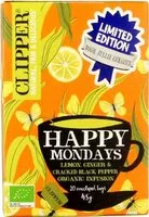 Mängden socker i Clipper Tea Happy Mondays