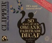 Mängden socker i Organic Fairtrade Decaf Tea