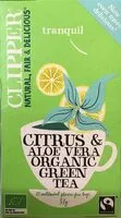 Mängden socker i Citrus & Aloe Vera Organic Green Tea