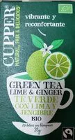 Mängden socker i Te verde con lima y jengibre