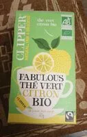 Mängden socker i Fabulous thé vert citron bio