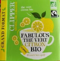 Mängden socker i Fabulous Thé vert citron bio