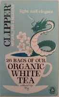 Mängden socker i Clipper Organic White Tea X26 Tea Bags