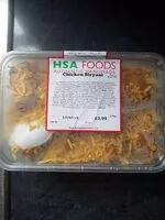 Mängden socker i HSA FOODS CHICKEN  BIRYANI