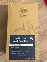 Mängden socker i Decaffeinated breakfast tea n 24