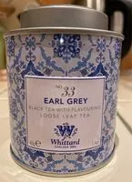 Mängden socker i Earl grey n. 33 Black tea with flavouring loose leaf tea