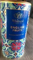 Mängden socker i Thé whittard english fruits favour instant tea