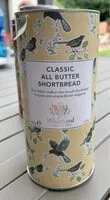 Mängden socker i Classic all butter shortbread