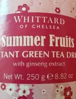 Mängden socker i Summer fruits instant green tea drink
