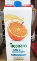 Mängden socker i Tropicana Smooth Orange with no bits