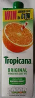 Mängden socker i Tropicana Orange Juice Original