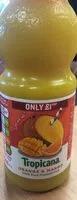 Mängden socker i Tropicana, orange and manho