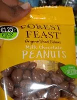 Mängden socker i Milk chocolate peanuts