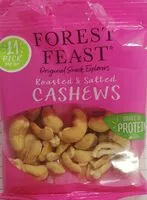 Mängden socker i Roasted & salted cashews