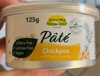Mängden socker i Paté Chickpea with herbs & spices