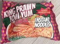 Mängden socker i King Prawn Instant Noodles