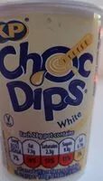 Mängden socker i KP Choc dips White 28g