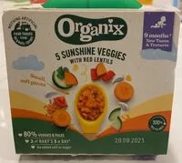 Mängden socker i 5 sunshine veggies