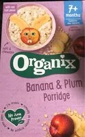 Mängden socker i Banana & plum porridge
