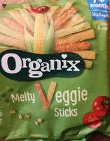 Mängden socker i Melty veggie sticks