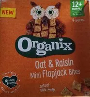 Mängden socker i Oat & raisin mini flapjack bites