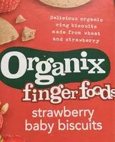 Mängden socker i Strawberry baby biscuits