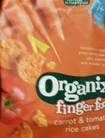Mängden socker i Organix Finger foods