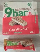 Mängden socker i 9bar cacahuète sans gluten