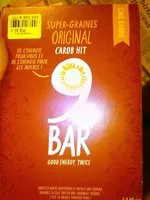 Mängden socker i 9 Bar Original Carob Hit Bars