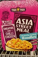 Mängden socker i Asiatique street meal