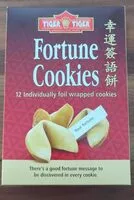 Mängden socker i 12 individualy foil wrapped fortune cookies