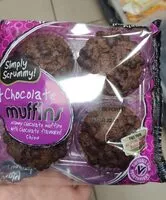 Mängden socker i 4 Chocolate Muffins