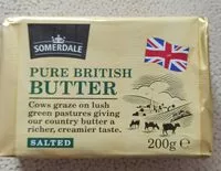 Mängden socker i Pure British Butter