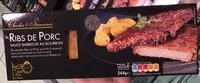 Mängden socker i Ribs de Porc sauce Barbecue au Bourbon