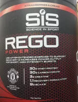 Mängden socker i Rego Power - Strawberries and Cream