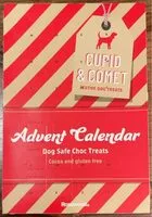 Mängden socker i Advent calendar. Cupid & Comet. Dog treats