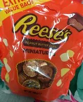 Mängden socker i Peanut butter cups miniatures