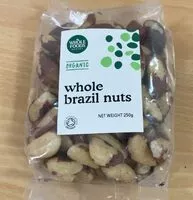 Mängden socker i Whole brazil nuts