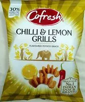 Mängden socker i Chilli & Lemon Grills Flavoured Potato Snack