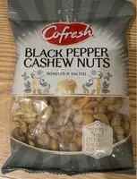 Mängden socker i Black Pepper Cashew Nuts