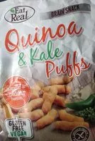 Mängden socker i Quinoa and Kale Puffs, Jalapeno and Cheddar corn puffs