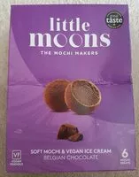 Mängden socker i Soft Mochi & Vegan Ice Cream Belgian Chocolate 6 x (192g)