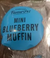 Mängden socker i Mini Blueberry Muffin