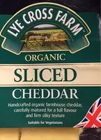Mängden socker i Organic sliced cheddar